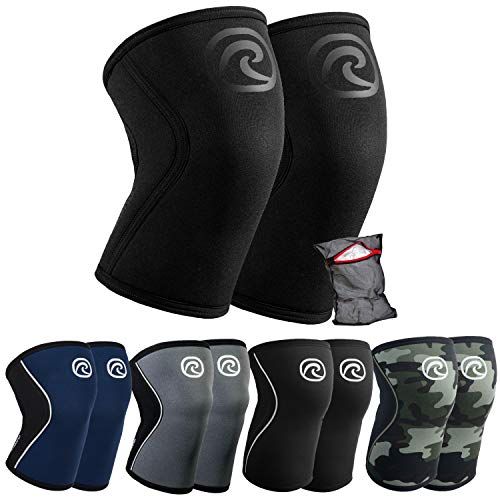 Ziatec Rehband vendaje de rodilla Athletic Edition red de lavandería, tamaño: M - 1 par, color: carbono