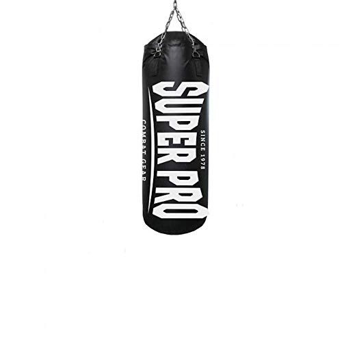 Super Pro Unisex - Saco de boxeo agua-aire adulto, negro, 100 cm