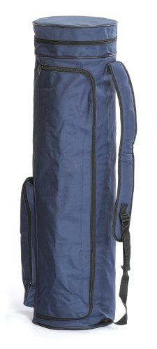 Bolsa de yoga Bausinger para colchonetas de yoga de 75 cm de ancho, azul
