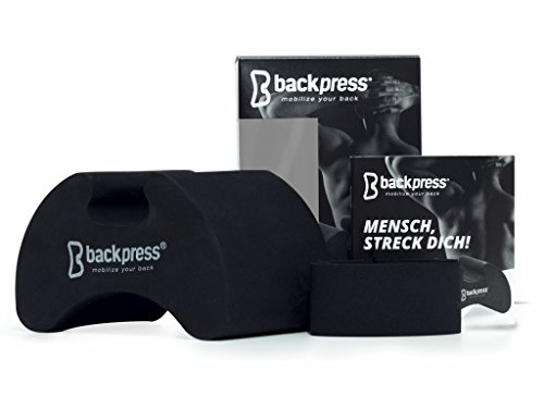 backpress® (negro) - el original.  Dispositivo fisioterapéutico para mejorar el alisado, liberar bloqueos y ...