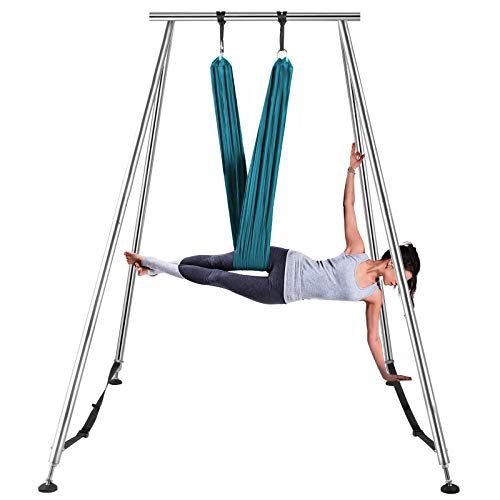 VEVOR Air Yoga Hamaca Set Trapeze Swing Accesorios Air Yoga Stand Suspensión para Yoga Anti-Gravity
